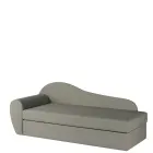 MATYLDA válenda celočalouněná, provedení levé, látka BO 26 šedá